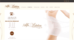 Desktop Screenshot of alfaestetica.si